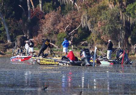 At times, the boats looked clustered in certain key areas.