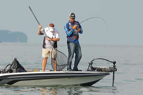 <p>
	Michael Murphy caught a nice one.</p>
