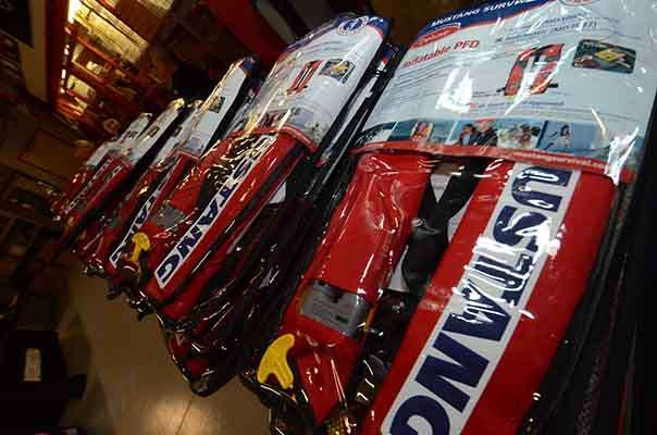 <p>
	Each competitor receives a new Mustang Survival life jacket.</p>
