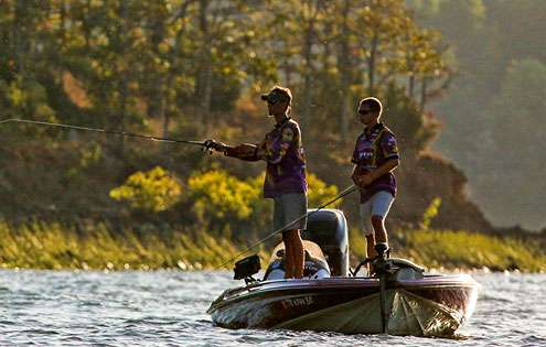 Bethel Universityâs team of Cody Ross and Dewey Swims began Day Two in 13th place. 