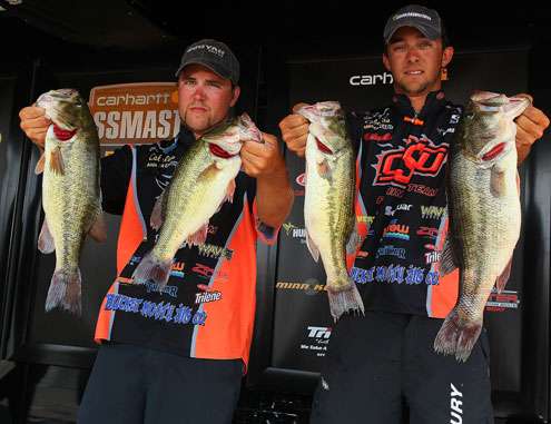 Zack Birge and Blake Flurry of Oklahoma State (1st, 17-4)
