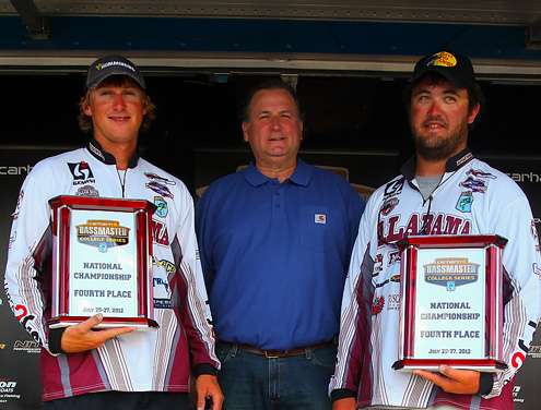 <p>
	The University of Alabama team with Tim Humes of Carhartt.</p>
