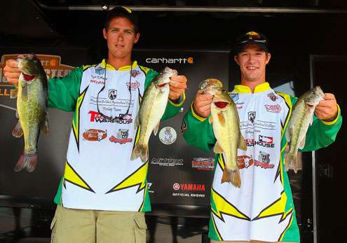 Kyle Kirkland and Daniel Wheeler of Abraham Baldwin Agricultural College (8th, 6-14)
