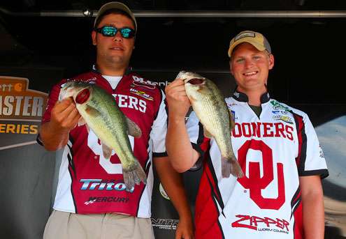 Tyler Nipper and Paul Muzljakovich of University of Oklahoma (17th, 4-15)
