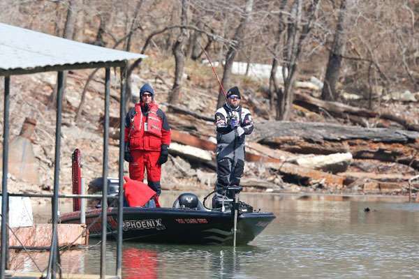 Greg Hackney: The Hack Attack fished a solid tournament in and near the Elk River using a Strike King 1.5 flat-sided crankbait (brown craw). Key for him was fishing new water every day.