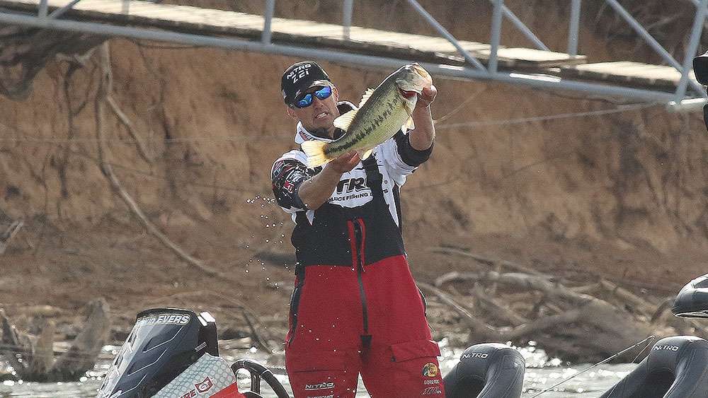 Could this be the flurry that lands Evers a home-state Bassmaster Classic win?