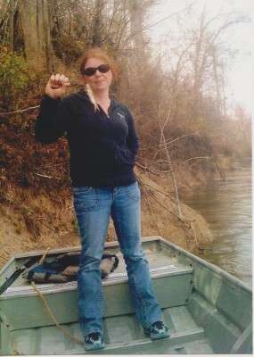 <p>
	Clay Anglin, 8, is proud of his mother, Janice Oberry, whom he calls a âgood fisherwoman.â âMy mom might not always catch the biggest fish, but she always has fun. She has fun by catching even baby fish,â said Anglin. âIâm glad I have a mom who fishes with me on the river. She calls us Team Mom and wants a pink boat.â</p>
