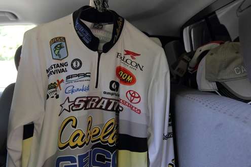 <p>McClelland's tournament jersey.</p>