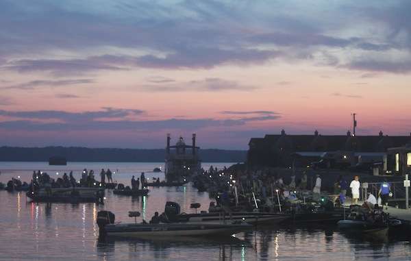 <p>A humid morning greeted anglers for the first ever B.A.S.S. High School Invitational on Lake Wheeler.</p>