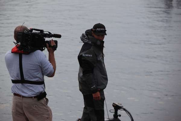 <p>All anglers start Day Two in pursuit of this man, Brandon Palaniuk. </p>
