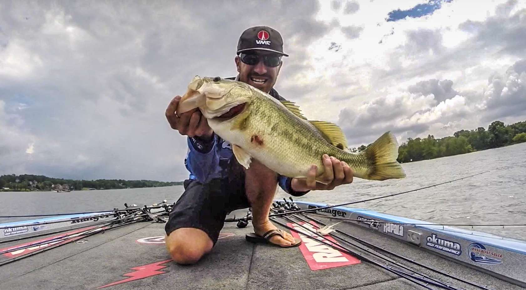 One of the two 7- to 8-pound monsters that made up the bulk of Wheeler's near-30-pound Day 2 bag.