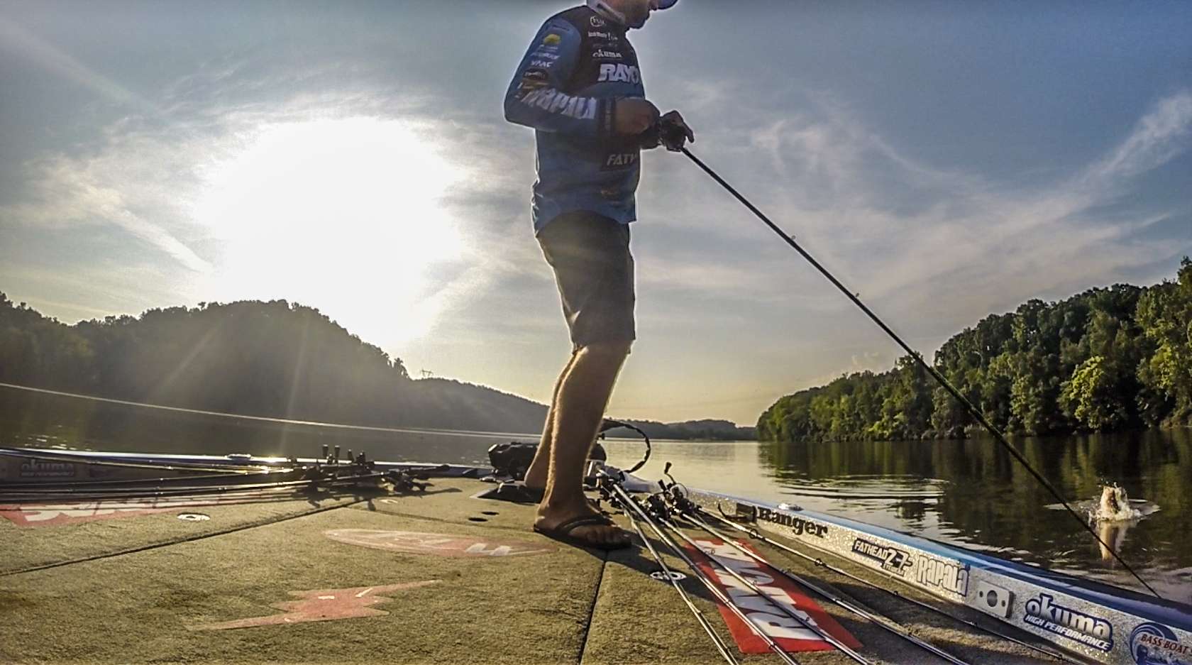 The beast breaks the surface.