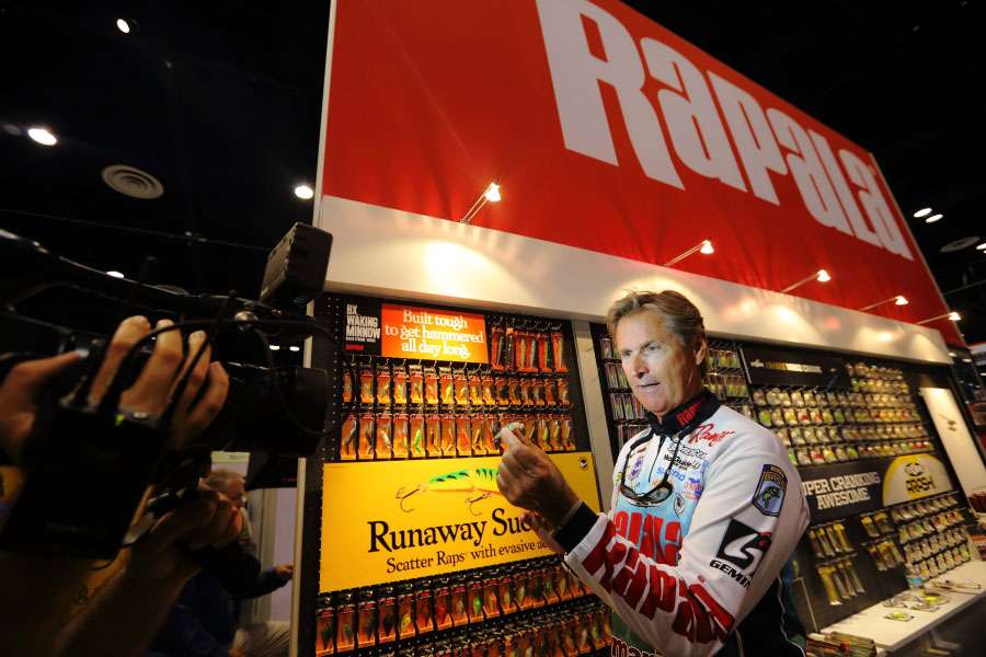 Bernie Schultz at Rapala...