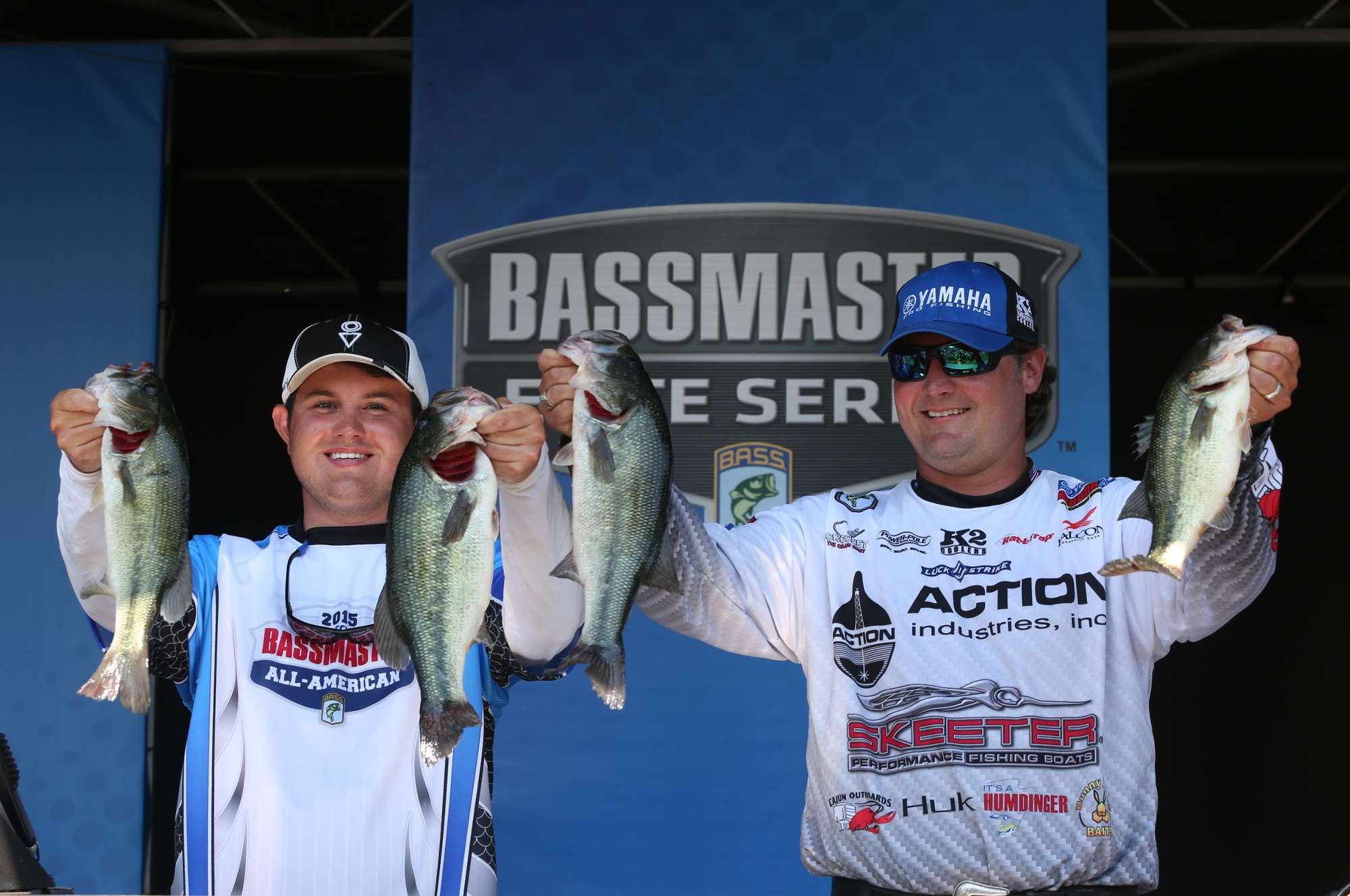 Next to weigh-in was Cliff Crochet and his All-American partner Zeke Gossett. The pair weighed in 14-2, setting the bar high for the remaining anglers.