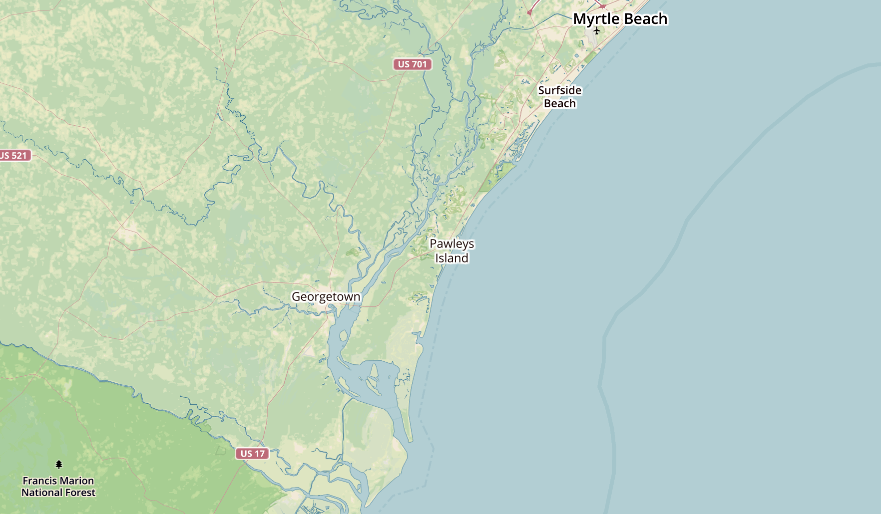 Winyah Bay was the location of the 2015 Old Milwaukee B.A.S.S. Nation Southern Divisional. 