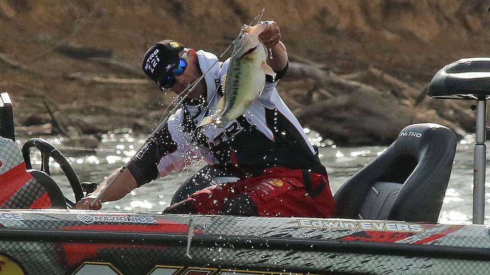 He was targeting brush piles near a peninsula.