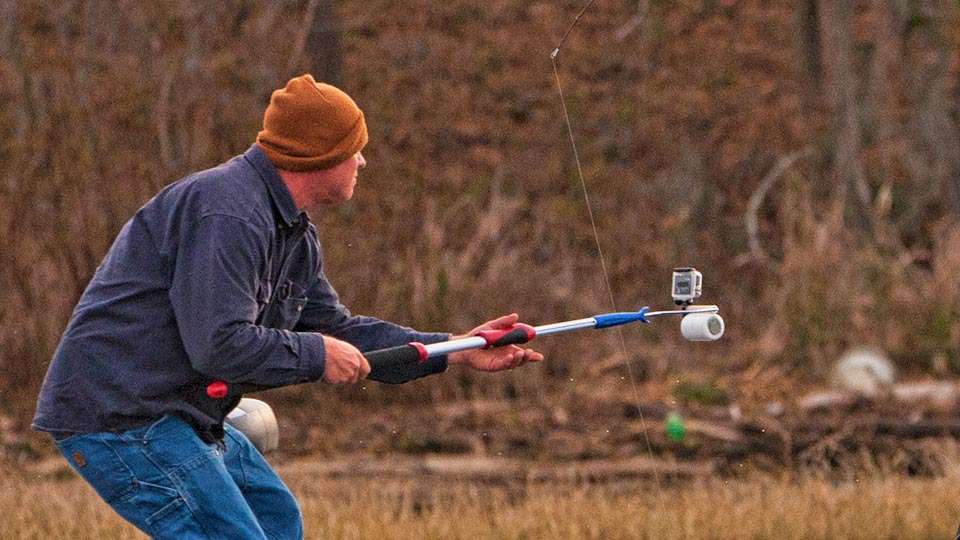 And it didnât matter if it was a big camera or a GoPro, he was equally intent on working them both to their utmost.