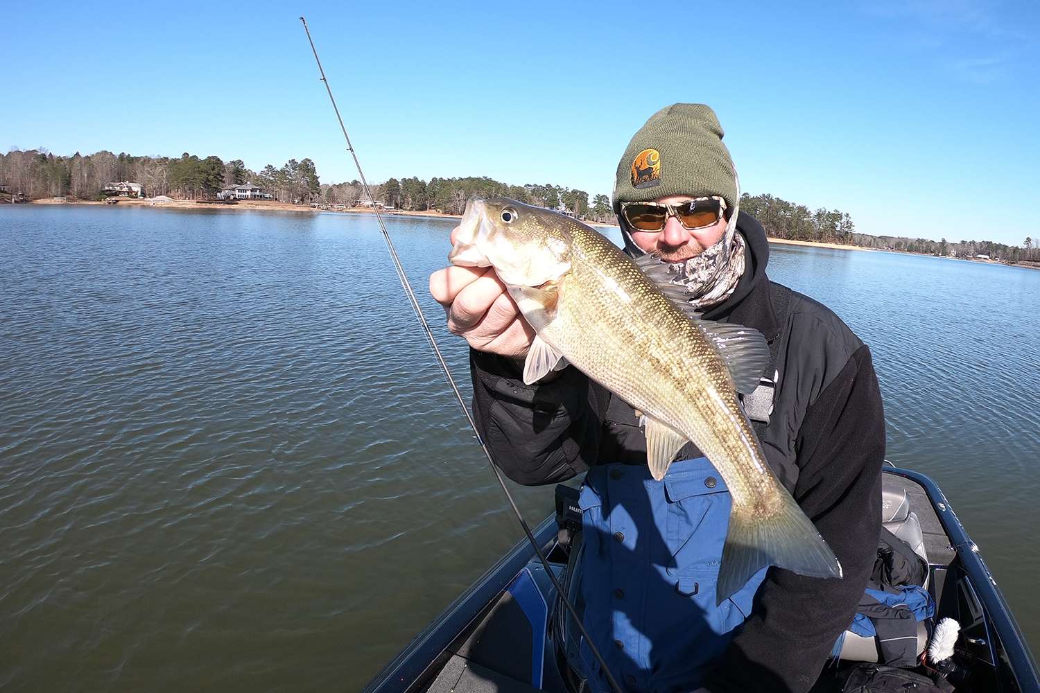 I even got in on the action. But only once. We put the rods up after we hooked a few and continued our tour. Camera guys don't get to fish much, but when given the opportunity, I don't pass it up!