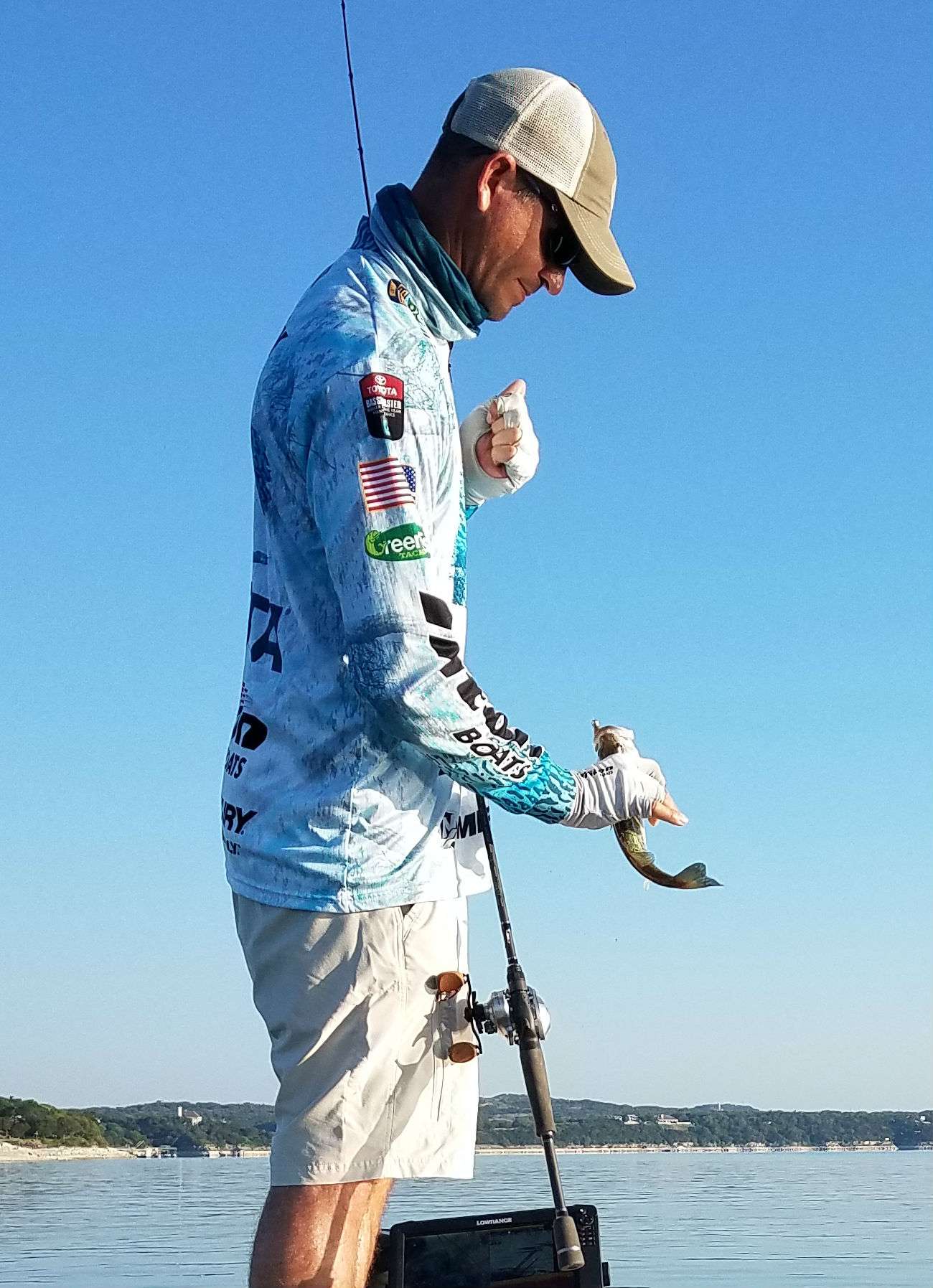 Casey Ashley with another short, trying to get them to grow!