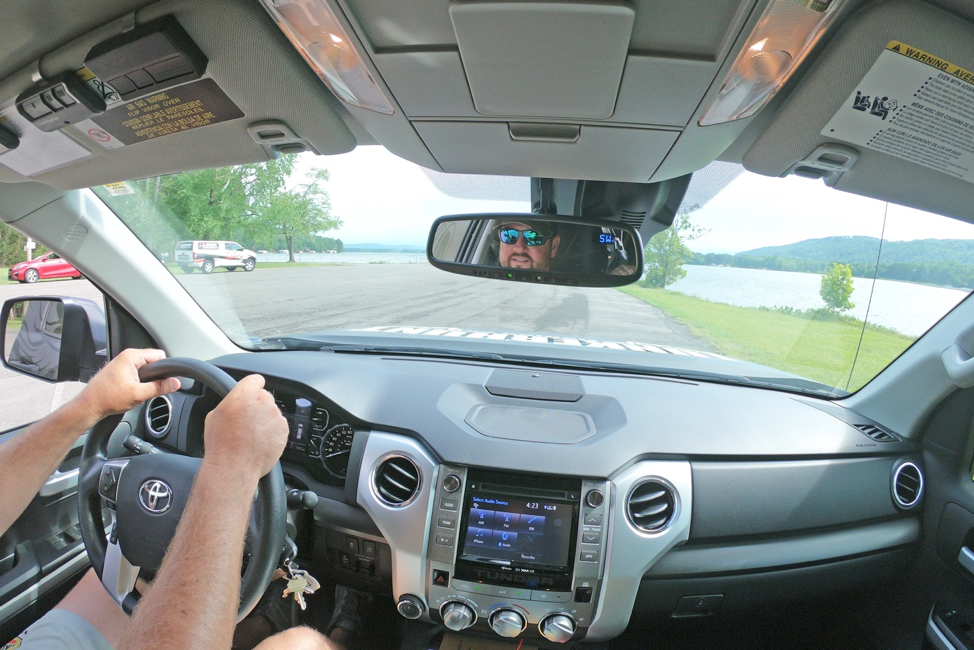 Matt Arey uses his Toyota Tundra for more than pulling his boat. âThanks to the Crew Cab model there is plenty of room for my family and whatever gear we need. My other passion is hunting, and I use that truck for every trip. Itâs perfect for my lifestyle across the board.â 