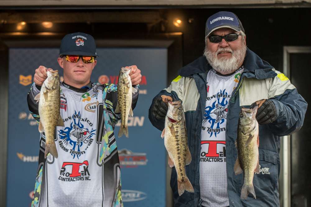 Richard Sainz and Nick Mcilrath, New Mexico BASS Team Trail (108th, 16 - 9)