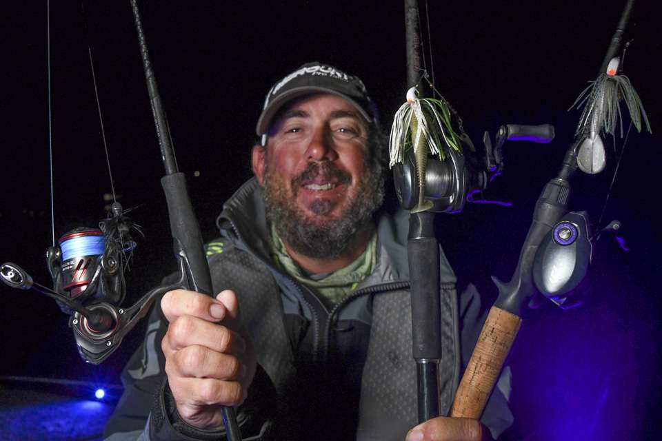 <b>Brad Leuthner (10th; 57-8)</b><br> 
Leuthner used a pair of spinnerbaits as well as a black hair jig. 