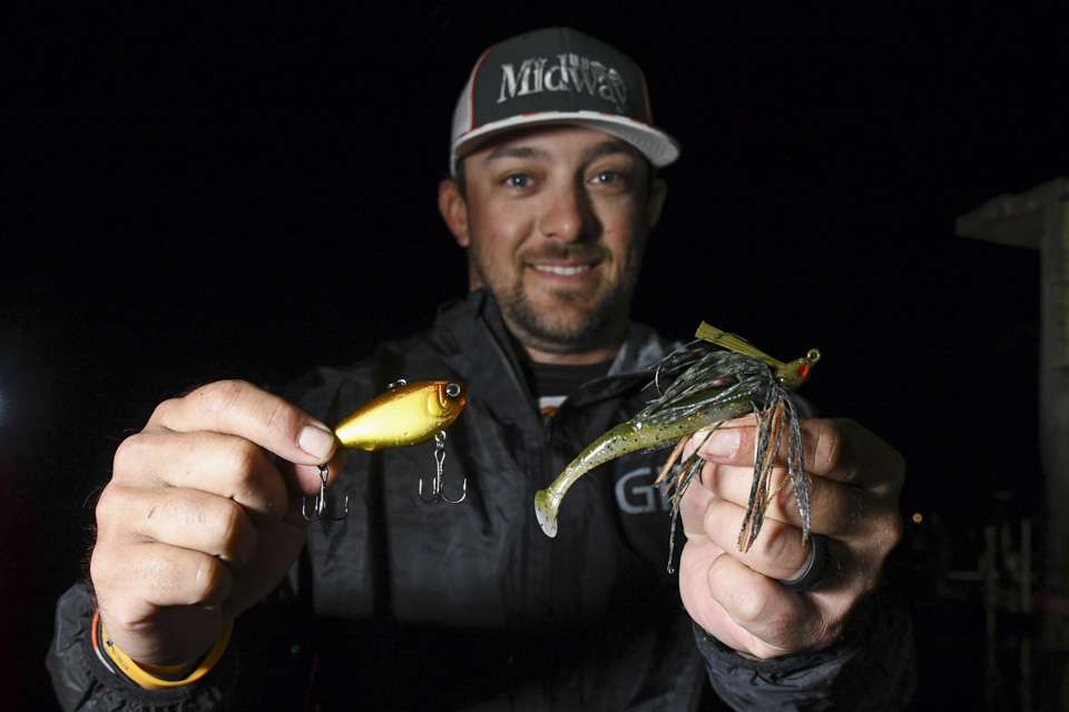 <b>Zack Birge (9th; 37-8) </b><br />
Zack Birge shows off his favorite lures of the week.<br />
” class=”wp-image-569639″ width=”960″ height=”640″/><figcaption><b>Zack Birge (9th; 37-8) </b><br />
Zack Birge shows off his favorite lures of the week.<br />
</figcaption></figure>
<figure class=