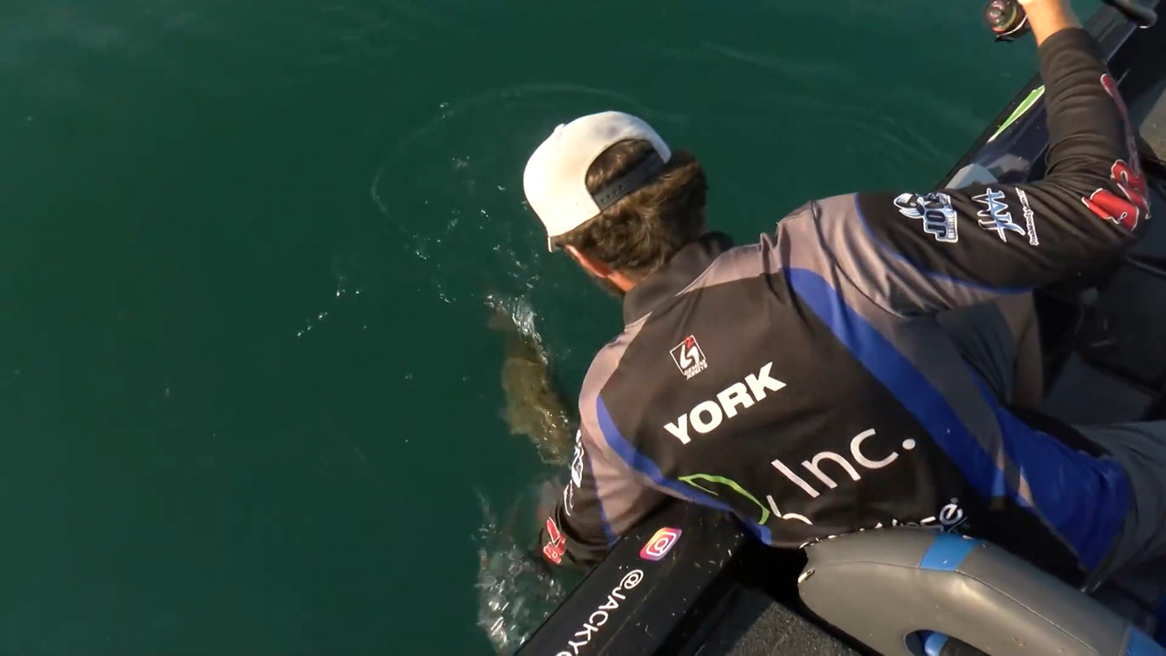 Biggest bass of Championship Saturday so far for York Bassmaster