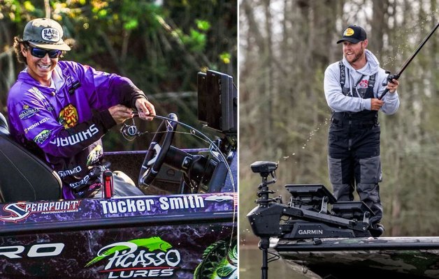 Tucker Smith and Dakota Ebare fish for Elite status this week on Lake Martin.