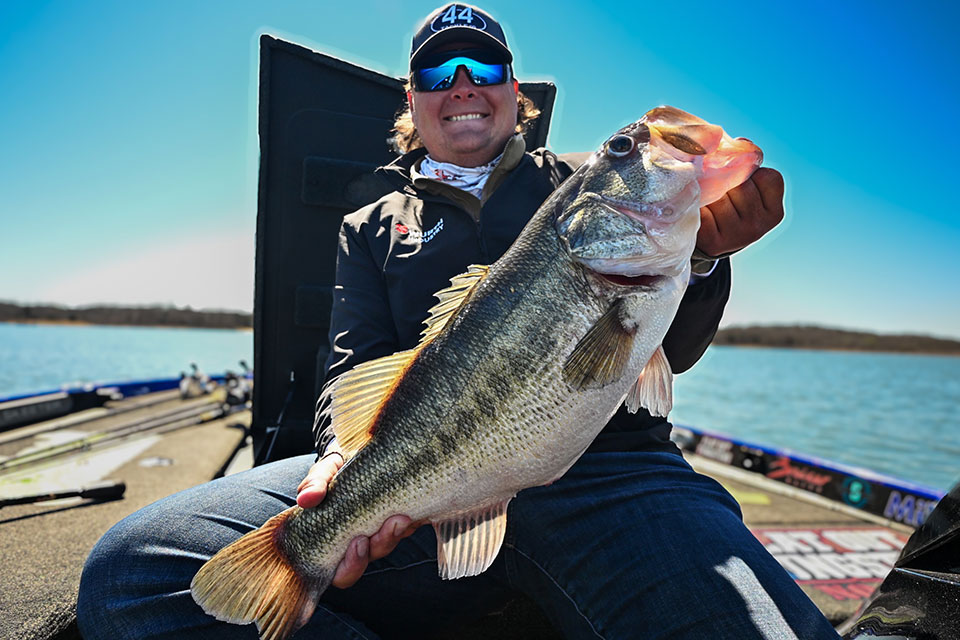 Bobby Bakewell caught this lunker approaching 9 pounds.